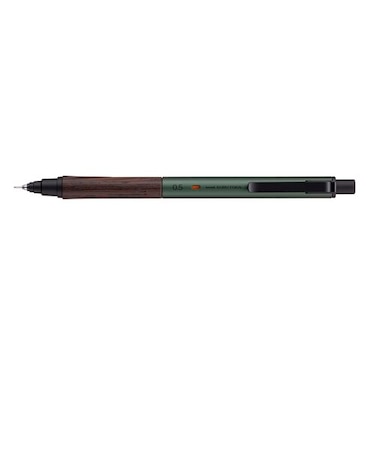 三菱鉛筆　クルトガ　Wood　ウッド　0.5mm　M5KW1P.88　フォレストグリーン