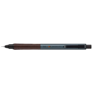 三菱鉛筆　クルトガ　Wood　ウッド　0.5mm　M5KW1P.23　スチールグレー