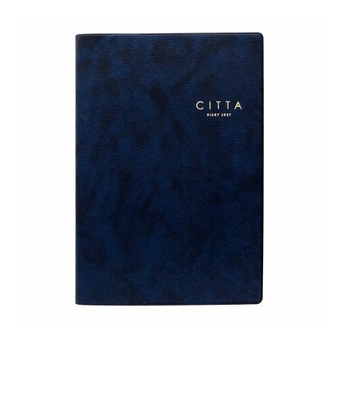 【2026年10月始まり】　チッタ（CITTA）　DIARY　B6　ウィークリーバーチカル　E5343　ディープネイビー　月曜始まり