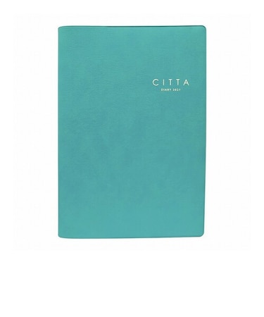 【2026年10月始まり】　チッタ（CITTA）　DIARY　B6　ウィークリーバーチカル　E5345　ラグーンブルー　月曜始まり