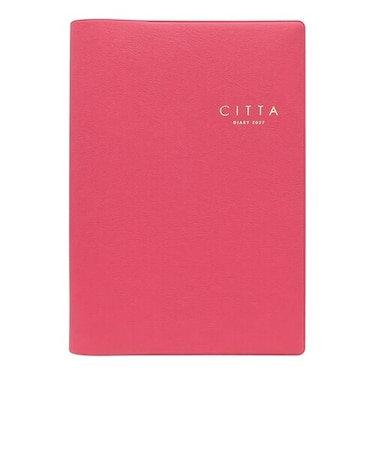 【2026年10月始まり】　チッタ（CITTA）　DIARY　A5　ウィークリーバーチカル　E5340　ビバマゼンタ　月曜始まり