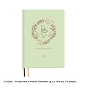 【2026年12月始まり】　ダイゴー　ディズニーダイアリー　B6　ウィークリーレフト　E6254　プー/ミント　月曜始まり