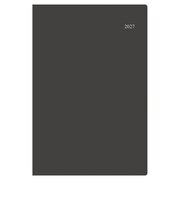 【2027年1月始まり】　ダイゴー　Appoint　チャートシリーズ　折り込みタイプ　A5　マンスリーガントチャート　E1686　ブラック　月曜始まり