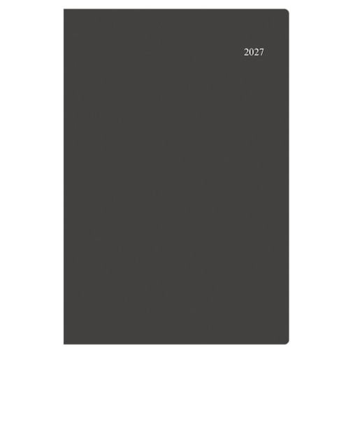 【2027年1月始まり】　ダイゴー　Appoint　チャートシリーズ　折り込みタイプ　A5　マンスリーガントチャート　E1686　ブラック　月曜始まり