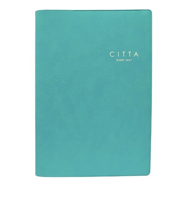 【2026年10月始まり】　チッタ（CITTA）　DIARY　A5　ウィークリーバーチカル　E5341　ラグーンブルー　月曜始まり