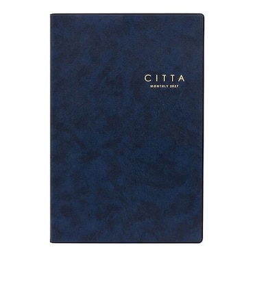 【2026年10月始まり】　チッタ（CITTA）　DIARY　B5　マンスリー見開き2ヶ月ブロック　E5347　ディープネイビー　月曜始まり