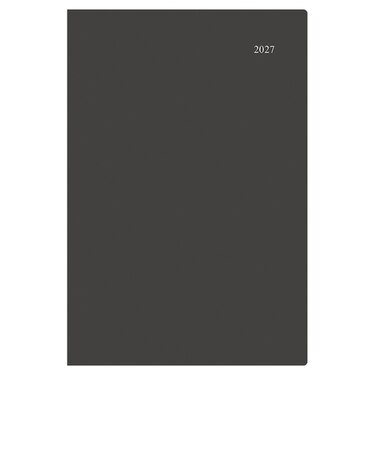【2027年1月始まり】　ダイゴー　Appoint　チャートシリーズ　折り込みタイプ　B5　マンスリーガントチャート　E1622　ブラック　月曜始まり