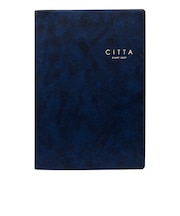 【2026年10月始まり】　チッタ（CITTA）　DIARY　A5　ウィークリーバーチカル　E5339　ディープネイビー　月曜始まり