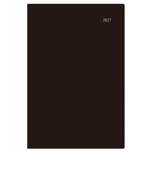 【2027年1月始まり】　ダイゴー　Appoint　チャートシリーズ　一覧タイプ　B5　マンスリーガントチャート　E1687　ブラック　月曜始まり