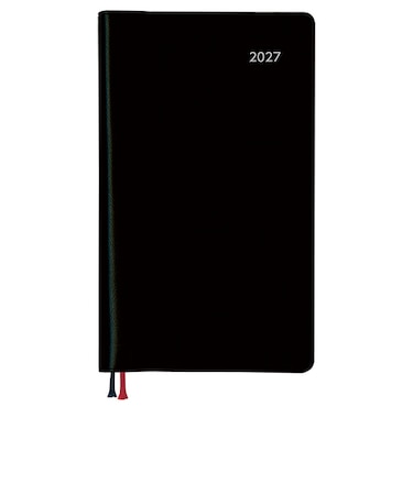 【2026年12月始まり】　ダイゴー　Appoint　大きな文字シリーズ　その他　ウィークリーレフト　E8311　ブラック　月曜始まり