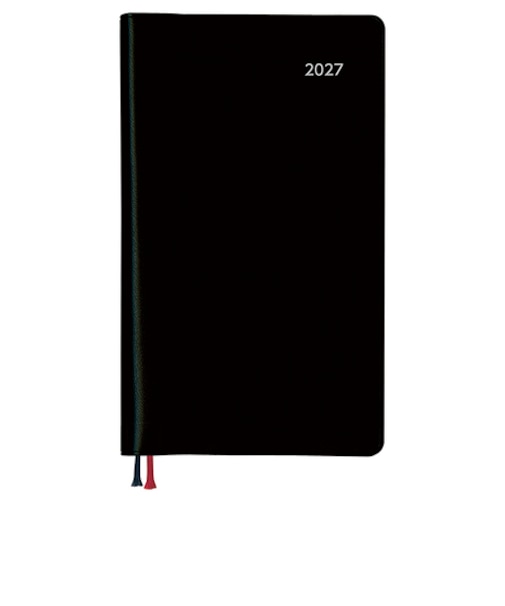 【2026年12月始まり】　ダイゴー　Appoint　大きな文字シリーズ　その他　ウィークリーレフト　E8311　ブラック　月曜始まり