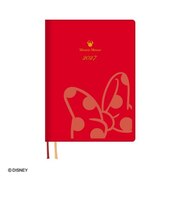 【2026年12月始まり】　ダイゴー　ディズニーダイアリー　B6　ウィークリーレフト　E6161　ミニー/レッド　月曜始まり