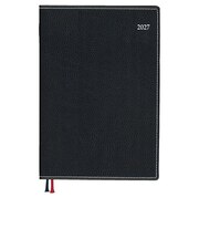 【2026年12月始まり】 ダイゴー Appoint ライト A5 ウィークリーバーチカル E8460 ブラック 月曜始まり