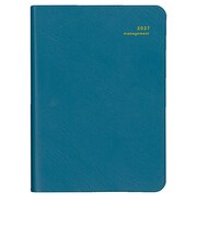 【2026年12月始まり】　ダイゴー　MILL　ダイアリー　A6　ウィークリーレフト　E7798　ブルー　月曜始まり