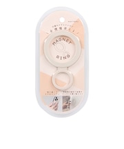 モッテル（MOTTERU）　両面マグネット　壁掛けスマホリング　MOT－SRING05－AM　アーモンドミルク