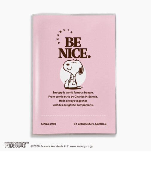 【2026年10月始まり】　フロンティア　PEANUTS　A5　マンスリーブロック　SN69095　BE_NICE　月曜始まり