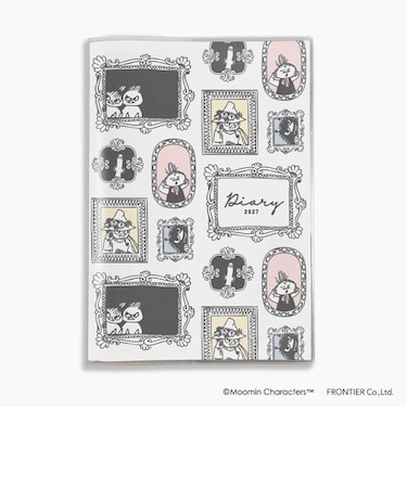 【2026年10月始まり】　フロンティア　MOOMIN　A5　マンスリーブロック　MM69077　Frame　月曜始まり