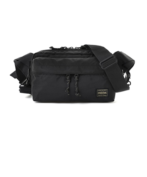 吉田カバン　ポーター（PORTER）　フォース（FORCE）　2WAYウエストバッグ　855－07501　ブラック