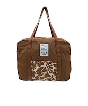 ダブリュピーシーパターンズ(Wpc.patterns) グラース トラベルパッカブル ボストンバッグ 25L 31028-10 ブラウン/花と鳥