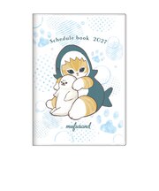 【2026年10月始まり】　サンスター文具　mofusand　B6　マンスリーブロック　S2959763　パステルサメにゃん　月曜始まり