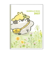 【2026年10月始まり】　サンスター文具　コウペンちゃん　A6　マンスリーブロック　S2959968　おはな　月曜始まり