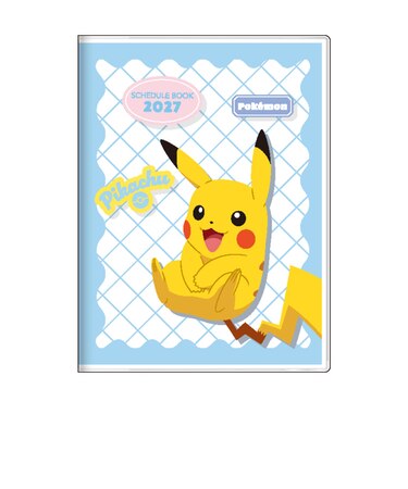 【2026年10月始まり】　サンスター文具　ポケットモンスター　A6　マンスリーブロック　S2960150　ピカチュウ　月曜始まり