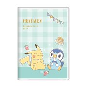 【2026年10月始まり】　サンスター文具　ポケットモンスター　B6　マンスリーブロック　S2960125　ピカチュウ＆ポッチャマ　月曜始まり
