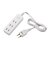 エルパ（ELPA）　過電流アラームで電気火災を防ぐ電源タップ　AC4個口　1m　WB－A41（W）　ホワイト