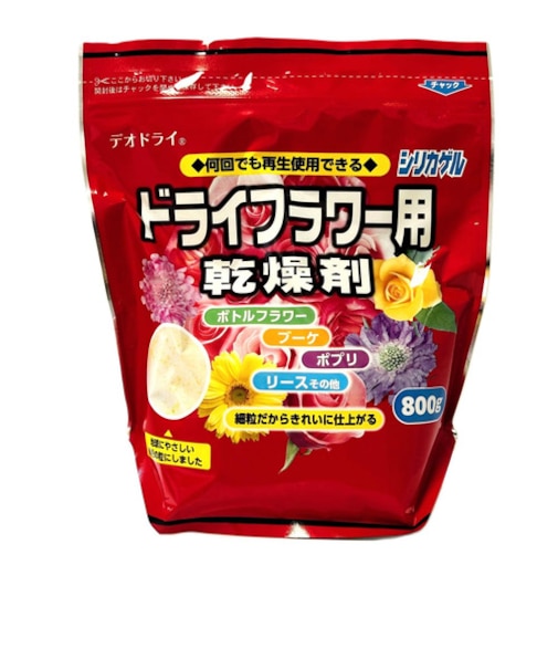 豊田化工　デオドライ　ドライフラワー用乾燥剤　800g