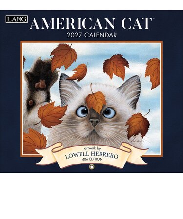 【2027年版・壁掛】　ラング（LANG）　AMERICAN　CAT