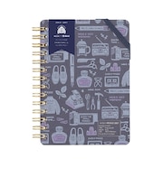 【2026年12月始まり】 クレイド(kleid) eric×Kleid ring diary B7 マンスリーブロック No.8606-03 Navy 月曜始