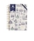 【2026年12月始まり】　クレイド（kleid）　eric×Kleid　ring　diary　B7　マンスリーブロック　No.8606-01　White　月曜