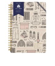 【2026年12月始まり】 クレイド(kleid) eric×Kleid ring diary B6 マンスリーブロック No.8605-07 Gray 月曜始
