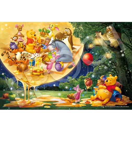 エポック社　Winnie　the　pooh　-Moonlight　Honey-（くまのプーさん-ムーンライトハニー-）　97-713s　1000ピース