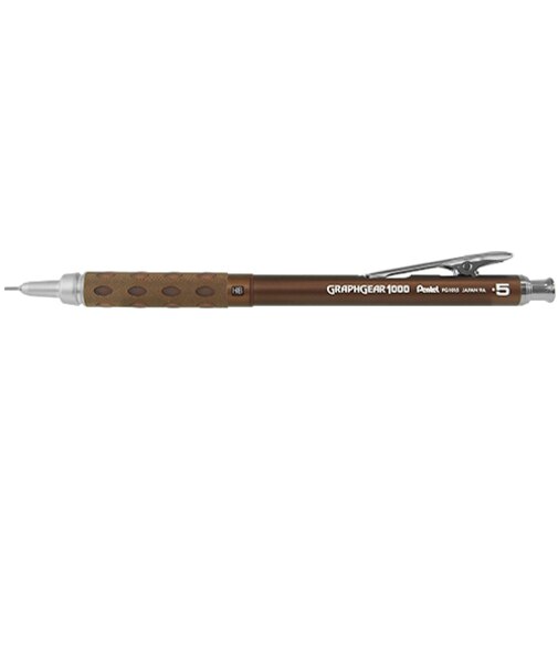 ハンズ限定　ぺんてる（Pentel）　グラフギア1000　0.5mm　PG1015EHZ　キャラメルブラウン