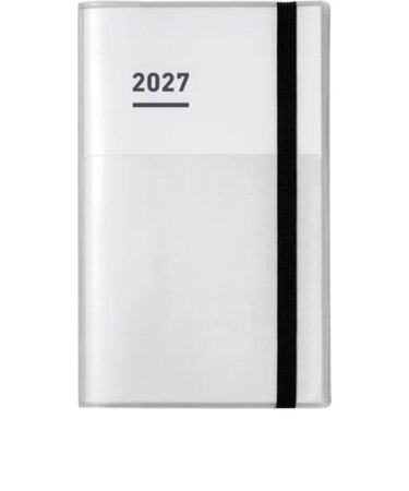 【2026年11月始まり】　コクヨ（KOKUYO）　ジブン手帳　ファーストキット　A5スリム　ウィークリーバーチカル　ニ-JF1W-27　ホワイト　月曜始まり