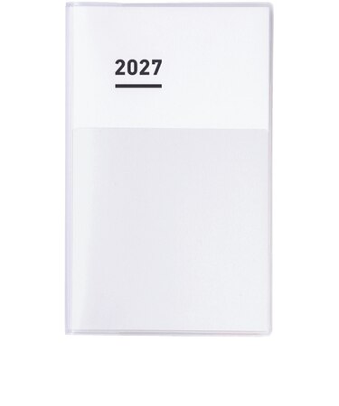 【2026年11月始まり】　コクヨ（KOKUYO）　ジブン手帳　A5スリム　ウィークリーバーチカル　ニ-JCD1W-27　ホワイト　月曜始まり