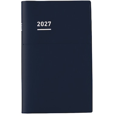 【2026年12月始まり】　コクヨ（KOKUYO）　ジブン手帳Biz　A5スリム　ウィークリーバーチカル　ニ-JB1DB-27　ネイビー　月曜始まり