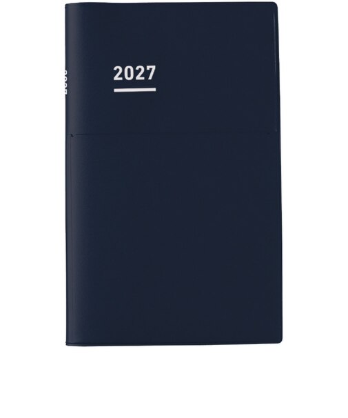 【2026年12月始まり】　コクヨ（KOKUYO）　ジブン手帳Biz　A5スリム　ウィークリーバーチカル　ニ-JB1DB-27　ネイビー　月曜始まり