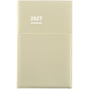 【2026年12月始まり】　コクヨ（KOKUYO）　ジブン手帳Biz　A5スリム　ウィークリーバーチカル　ニ-JB1LS-27　ベージュ　月曜始まり