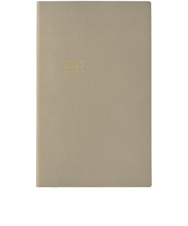 【2026年12月始まり】　コクヨ（KOKUYO）　ジブン手帳Lite　A5スリム　ウィークリーバーチカル　ニ-JL1LS-27　ライトベージュ　月曜始まり