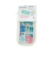 サンスター文具　シールデコペンケース　ペタミー（Petamee）　オフホワイト