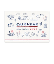 【2027年版・壁掛】 リュリュ(RYU-RYU) イラストライフカレンダー CK-2705