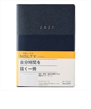 【2026年12月始まり】 ノルティ(NOLTY) エクリメモ B6 ウィークリーバーチカル 2281 ネイビー 月曜始まり