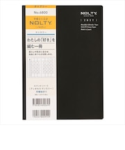 【2026年12月始まり】　ノルティ（NOLTY）　ティオ　A5　マンスリーブロック　6800　ブラック　月曜始まり