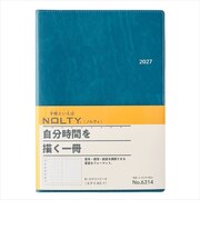 【2026年12月始まり】 ノルティ(NOLTY) エクリ1 A5 ウィークリーレフト 6314 インディゴブルー 月曜始まり