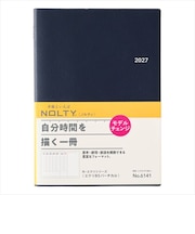 【2026年12月始まり】　ノルティ（NOLTY）　エクリ　B5　ウィークリーバーチカル　6141　ネイビー　月曜始まり
