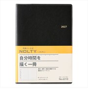 【2026年12月始まり】　ノルティ（NOLTY）　エクリ1　A5　ウィークリーレフト　6310　ブラック　月曜始まり