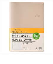 【2026年12月始まり】 ノルティ(NOLTY) トリム1 A5 ウィークリーレフト 6602 ベージュ 月曜始まり
