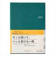 【2026年12月始まり】 ノルティ(NOLTY) アクセス3 A5 ウィークリーバーチカル 6468 グリーン 月曜始まり